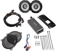 Kicker 6-1/2" Speaker/300 W Amplifier Kit - Harley Davidson