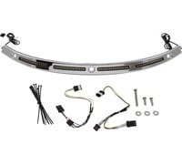Custom dynamics Windshield Trim - Sequential Turn Signals - Chrome