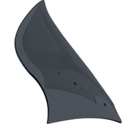 Klock werks Flare™ Windshield - 13-1/2" - Dark Smoke - FLTR
