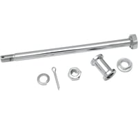 Drag specialties Axle Kit - Rear - Chrome - '52-'78 XL
