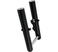 Arlen ness Fork Legs - Black Anodized - Smooth - Dual Disc - '08-'13 FLT