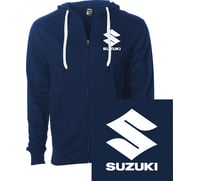 Factory Effex Suzuki Icon Zip Up Hoodie Navy 