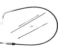 Drag specialties Clutch Cable - Upper - 41" - Black/Chrome