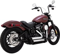 Vance & hines Shortshots Staggered Exhaust System - Chrome