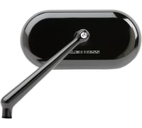 Arlen ness Mirror - Side View - Oval - Black - Left