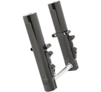 Performance machine (pm) Fork Leg Kit - Black - Lower - Dual Disc - '14-'20 FL