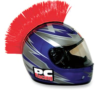 Pc racing Helmet Mohawk - Red