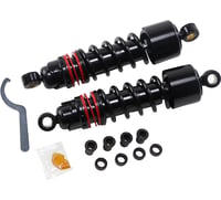 Burly brand Slammer Plus Shocks - Black - XL