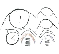 Burly brand Control Kit - 12" Ape Hanger Handlebars