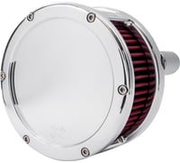 Feuling oil pump corp. BA Series Air Cleaner Kit - Chrome - Red Filter