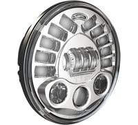 Custom dynamics Adaptive Headlight with Mount - Chrome