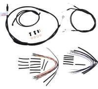 Burly brand Control Kit - 12" Ape Hanger Handlebars
