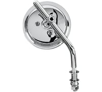 Drag specialties 3" Round Mirror - Adjustable Stem