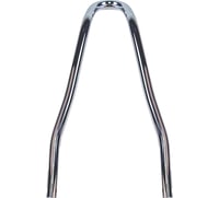 Drag specialties Round Tapered Sissy Bar - Black - 13"H x 6.69"W