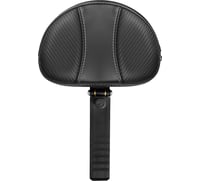 Saddlemen Backrest - Dominator - Carbon Fiber w/ Gray Stitching - XL '04-'22