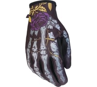 Z1R Women's Reflective Bone Gloves Black