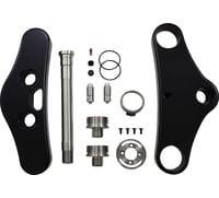 Hawg halters Triple Tree Kit - Black - 49 mm