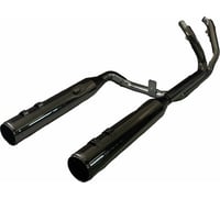 Khrome werks 2-into-2 Dominator Exhaust System with 4-1/2" Mufflers - Eclipse® with Race Tip - Twin Cam