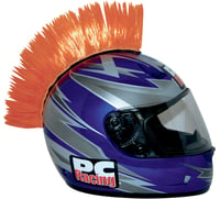 Pc racing Helmet Mohawk - Orange