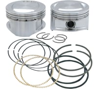 S&s cycle Piston Kit - for 95" Big Bore Kit - 3.875" - +.010