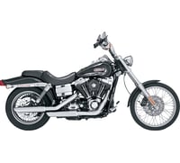 Vance & hines 3" Twin Slash Slip-On Muffler - Chrome
