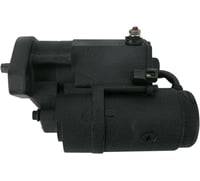 Terry components Starter Motor - Harley Davidson - Black Wrinkle