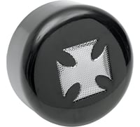 Drag specialties Horn Cover - Cross - '91-'19 - Black