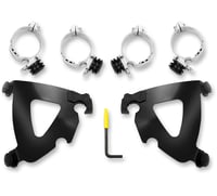 Memphis shades Road Warrior Mounting Kit - Black - FXD