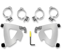 Memphis shades Road Warrior Mounting Kit - Polished - FXD
