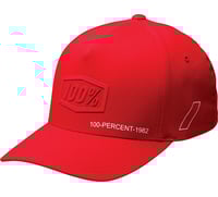 100% Shadow Flexfit® Hat Red 
