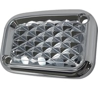 Covingtons Master Cylinder Lid - Brake - Front - Diamondback - Chrome