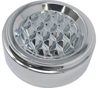 Covingtons Dipstick Cover - Diamondback - Chrome - Dyna/Touring/Trike