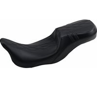 Le pera Outcast Daddy Long Legs Seat - 2-Up - w/o Backrest - Black w/Black Double Diamond Inlay - FL '08-'22