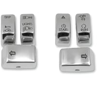 Drag specialties Switch Caps - Chrome