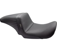 Le pera Kickflip Up Front Seat - Basketweave - Black - Dyna '06-'17