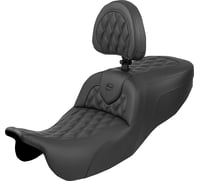 Saddlemen Roadsofa™ Seat - with Backrest - Lattice Stitch - FLRT/FLTRT '15-'25