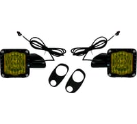 Custom dynamics LED Turn Signals - Black -Yellow Lens - Road Glide