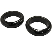 La choppers Fork Boot Cover - 39 mm - Gloss Black Powder Coat