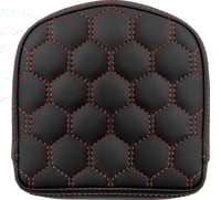 Saddlemen RoadSofa™ Sissy Bar Pad - Honeycomb - Red Stitching