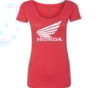 Honda Apparel Women's Honda Wing T Shirt Red 