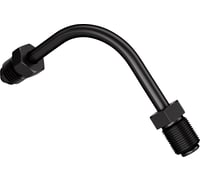 Goodridge Universal Banjo - Long AN3 Adaptor - 90° Side Bend - Black Zinc