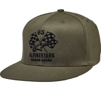 Alpinestars Double Check Flat Bill Hat Military/Black 