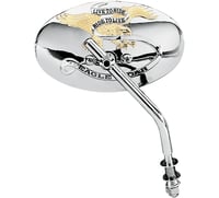 Drag specialties 6" Live to Ride Mirror - Oval