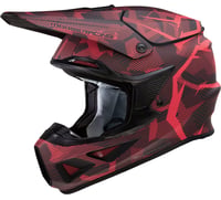 Moose Racing F.I. Helmet Agroid Camo MIPS® Red/Black 
