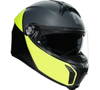 AGV Tourmodular Helmet Balance Black/Yellow Fluo/Gray 