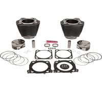 S&S Cycle Cylinder Kit - 4.625" Stroke - Black Granite w/Highlights - M8