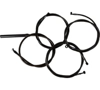 La choppers Handlebar Cable/Brake Line Kit - Complete - Stock Handlebars - Midnight