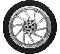 Coastal moto Hurricane Rear Wheel - Chrome (18") | Dunlop Tire (180/55B18)