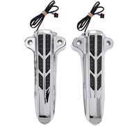 Ciro Forkini Lower Leg Covers - Chrome - With LEDs