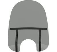 Memphis shades Fats Windshield - Black Smoke - 21"